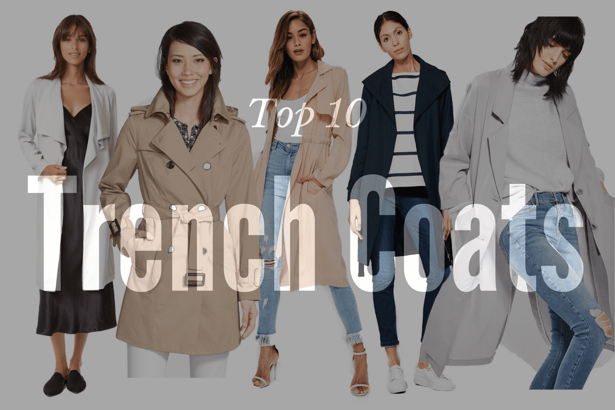 top 10 trench coats