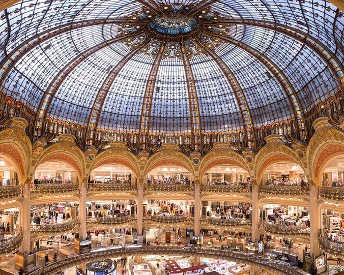 What does Galeries Lafayette looks like inside