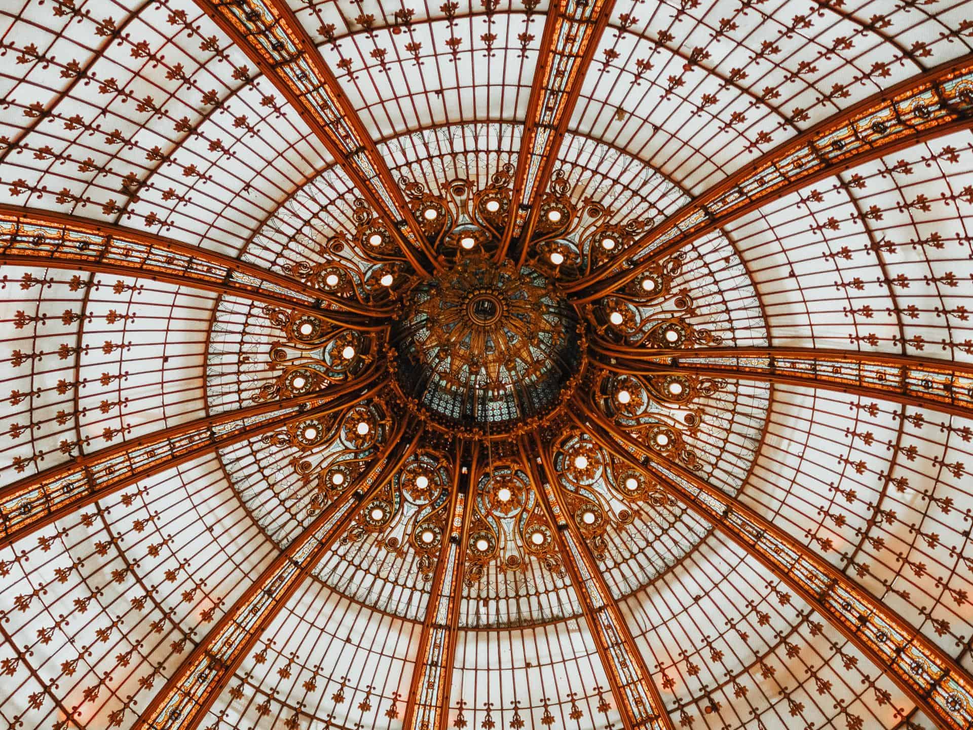 ceiling at galeries lafayette
