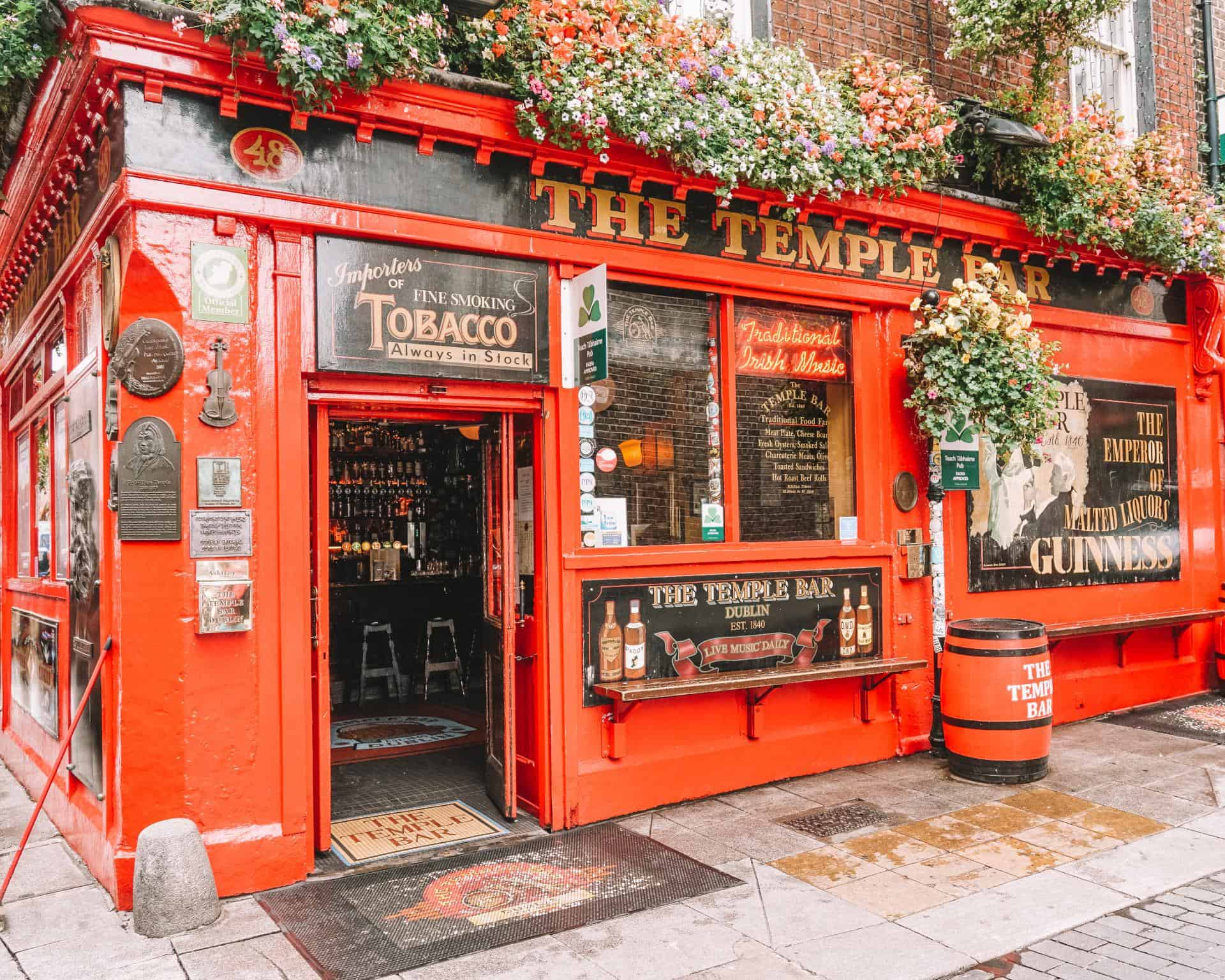 the history of the temple bar