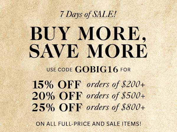 shopbop buy more save more sale 