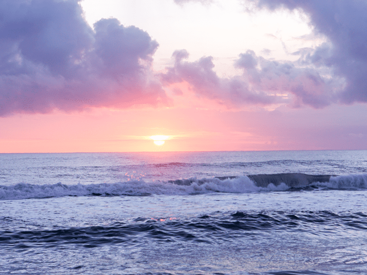 beach sunset in Florida