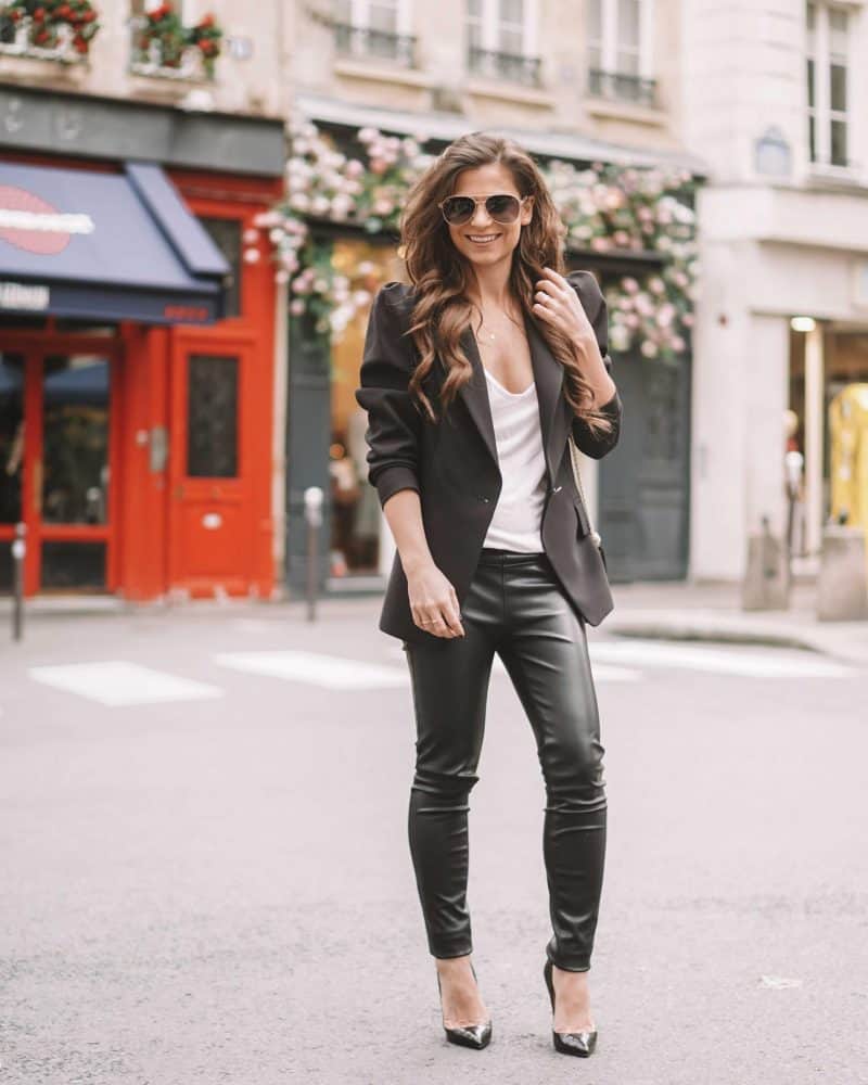 How to Style a Black Blazer for Women • Petite in Paris