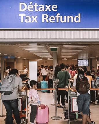 detaxe tax refund at CDG airport
