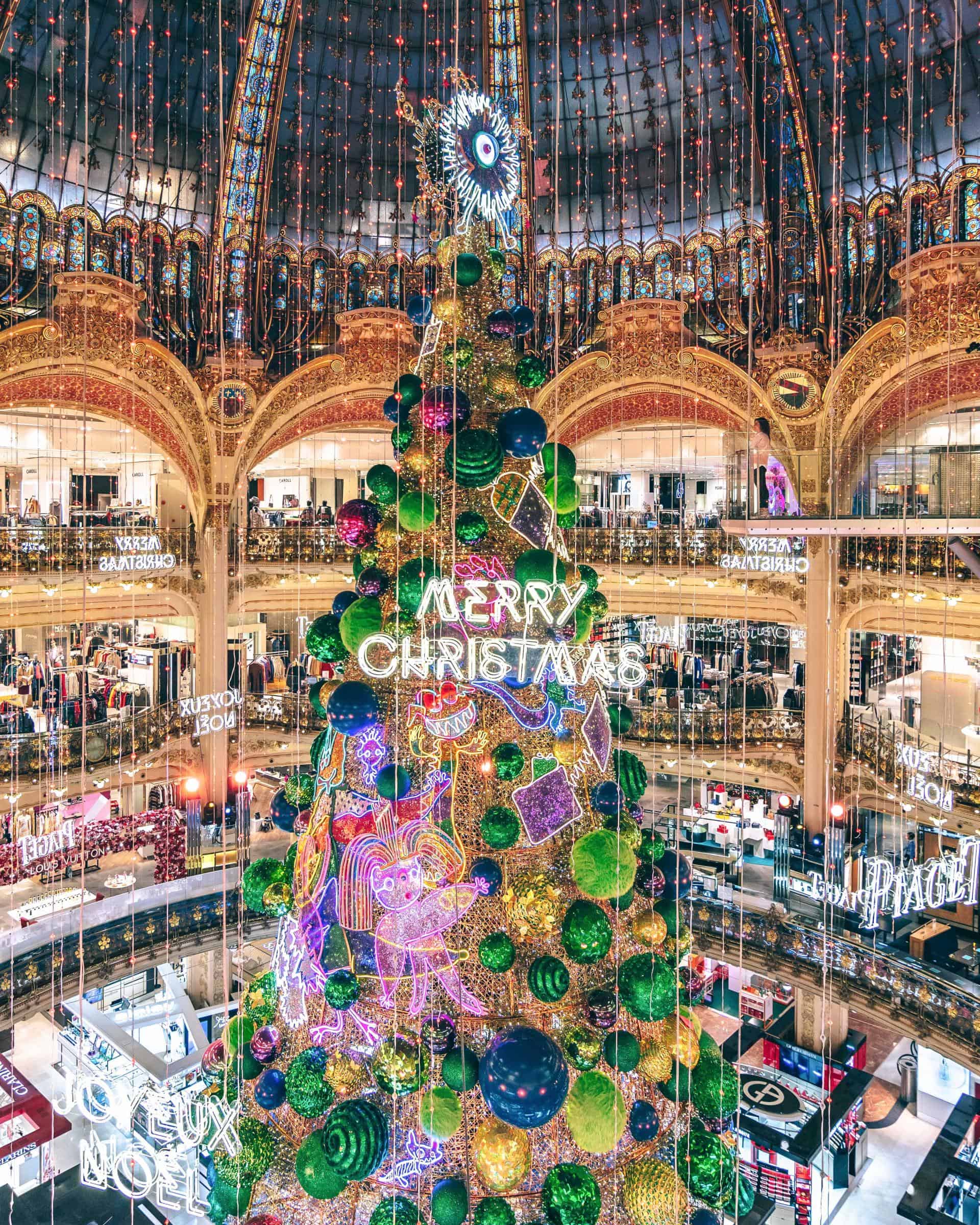 galeries lafayette department store in Paris