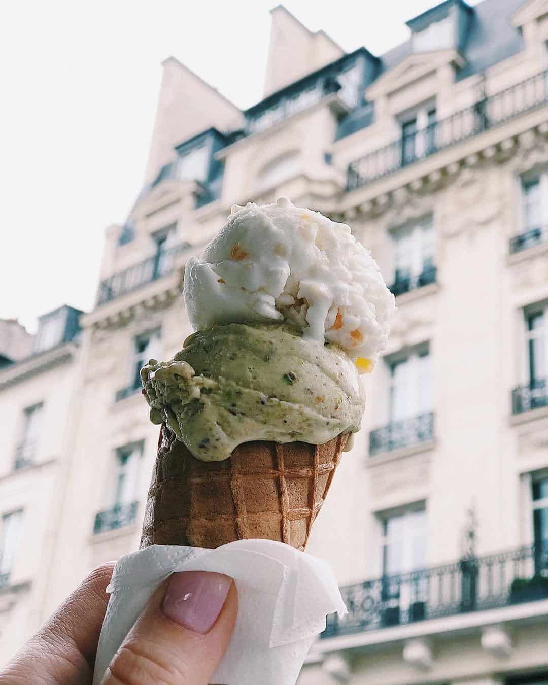 gelato in Paris