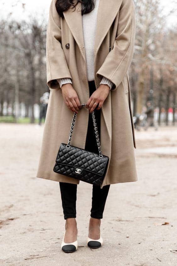 how to style a Chanel flap bag
