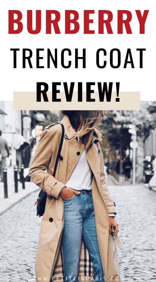 The Burberry Trench Coat: My Honest Review 2023 • Petite in Paris