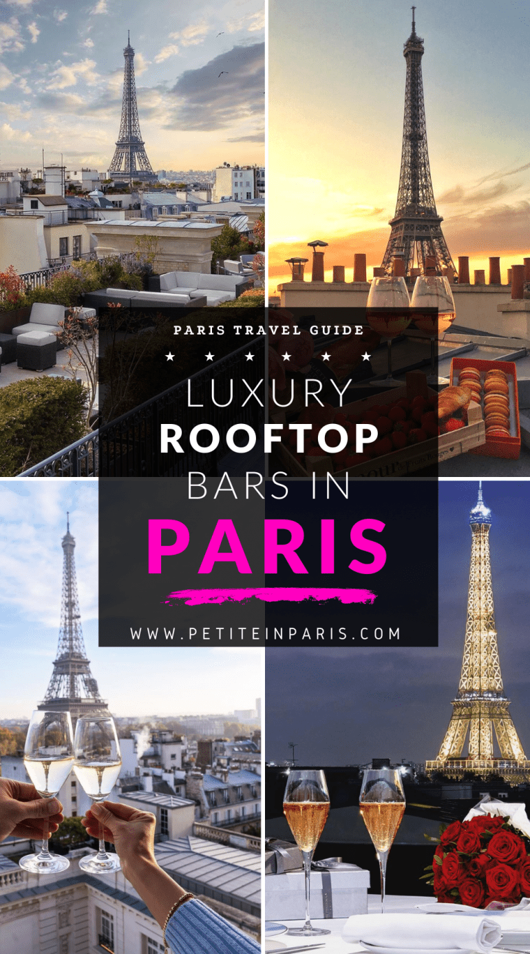5 Luxury Rooftop Bars in Paris with an Eiffel Tower View • Petite in Paris