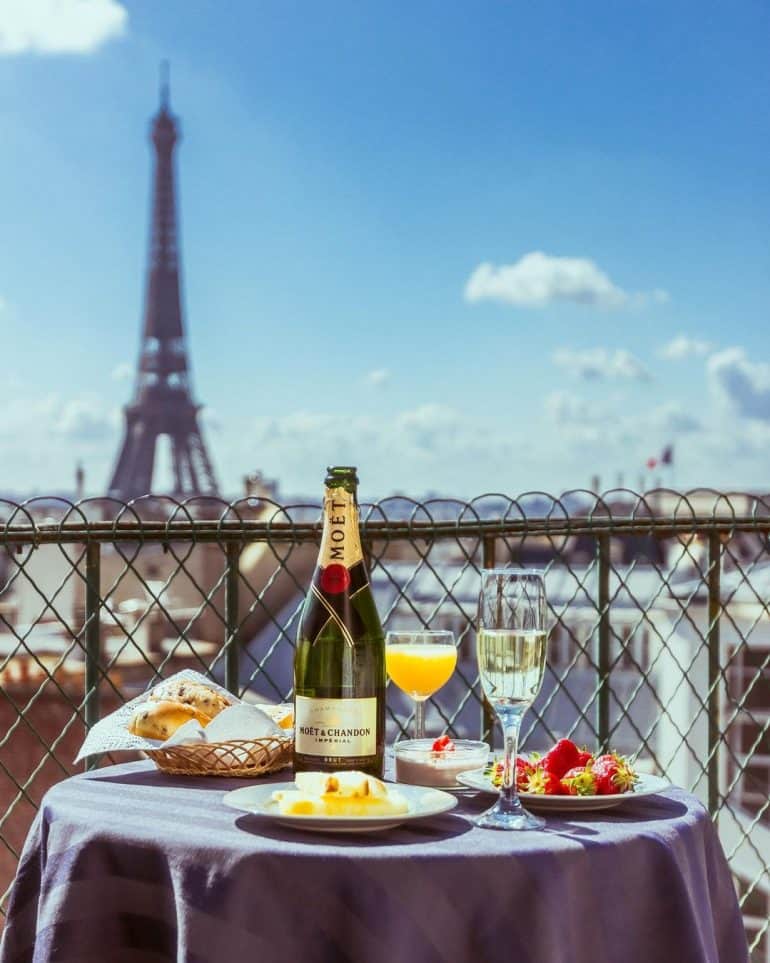 5 Luxury Rooftop Bars in Paris with an Eiffel Tower View • Petite in Paris