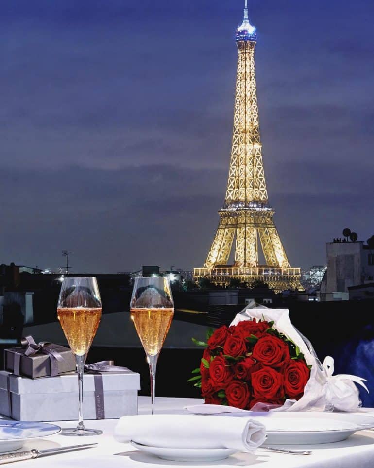 5 Luxury Rooftop Bars in Paris with an Eiffel Tower View • Petite in Paris