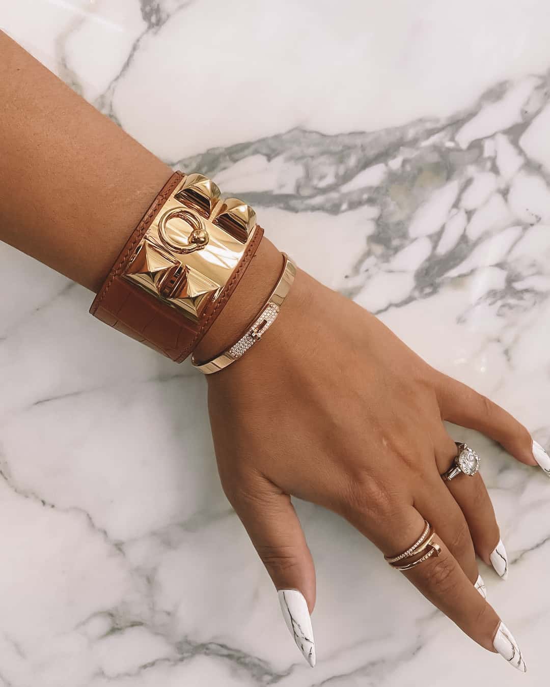 Cartier Love bracelet alternatives Hermes Kelly Diamond Bracelet