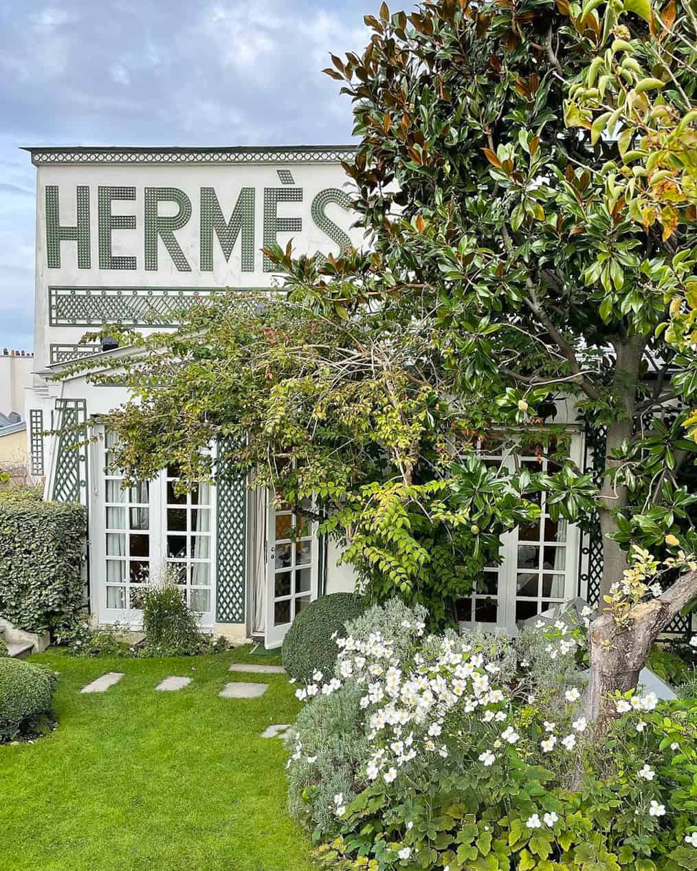 Hermes Kelly Store rooftop in Paris