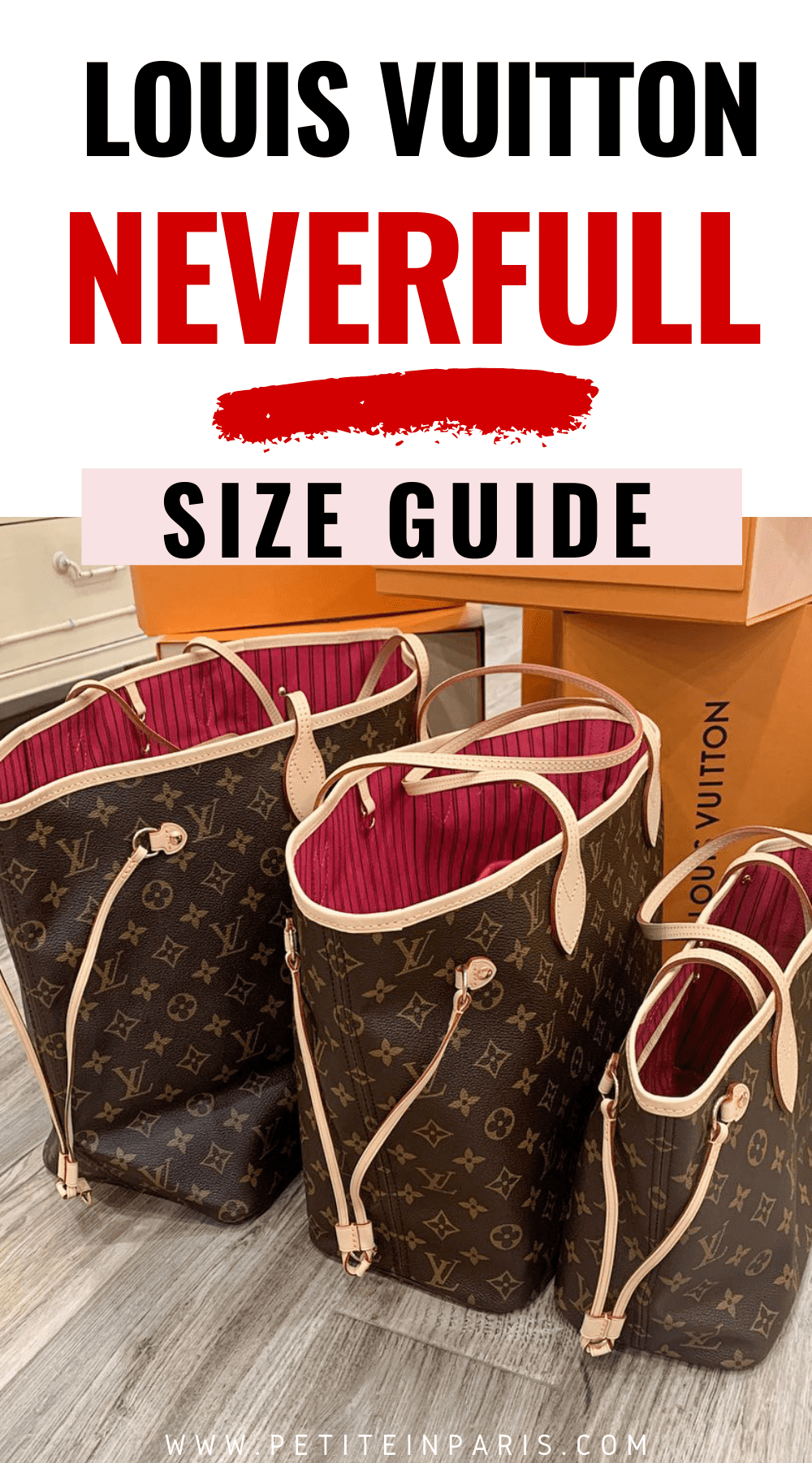 Neverfull Size Guide