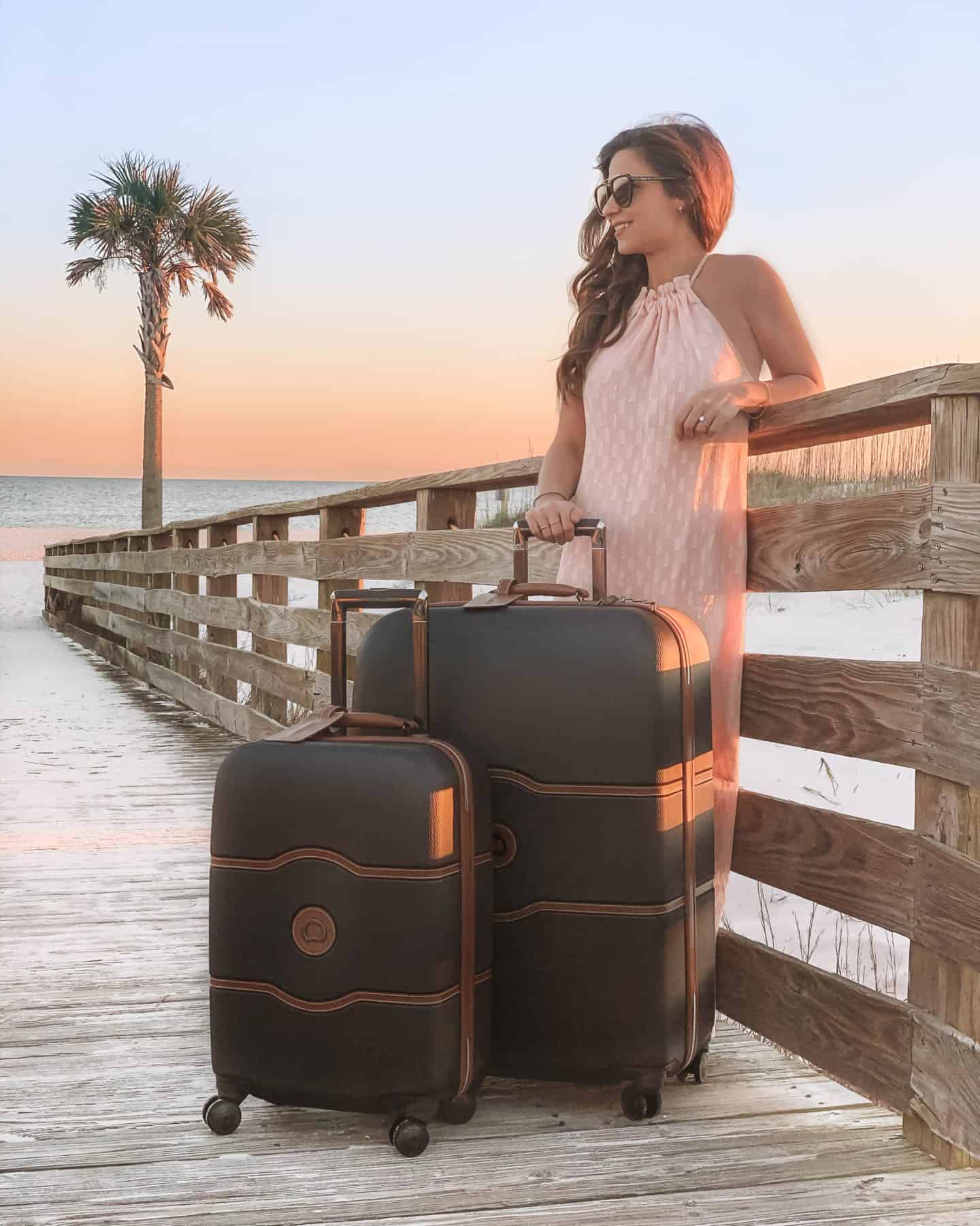 Designer Luggage Delsey Suitcases