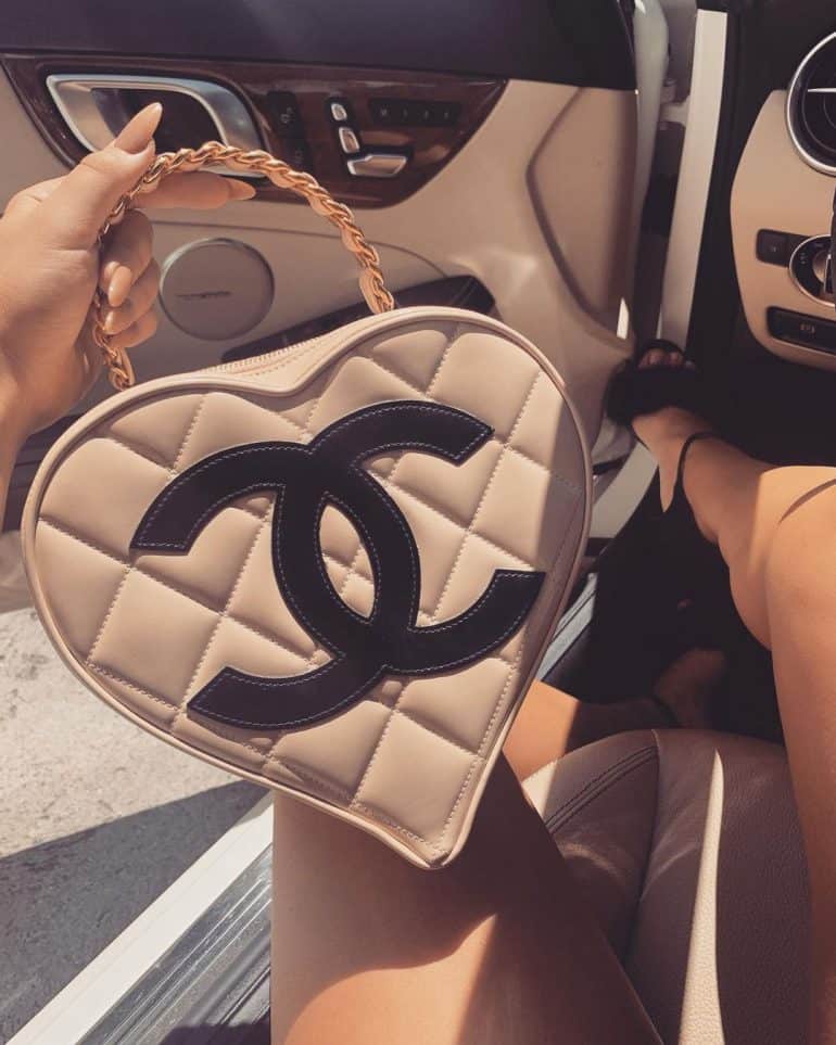 Chanel Heart Shaped Bag Details • Petite in Paris