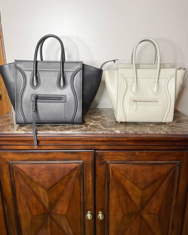 Celine Luggage Tote Size Comparison 2023 • Petite in Paris