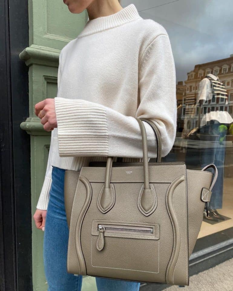 Celine Luggage Tote Size Comparison 2023 • Petite in Paris