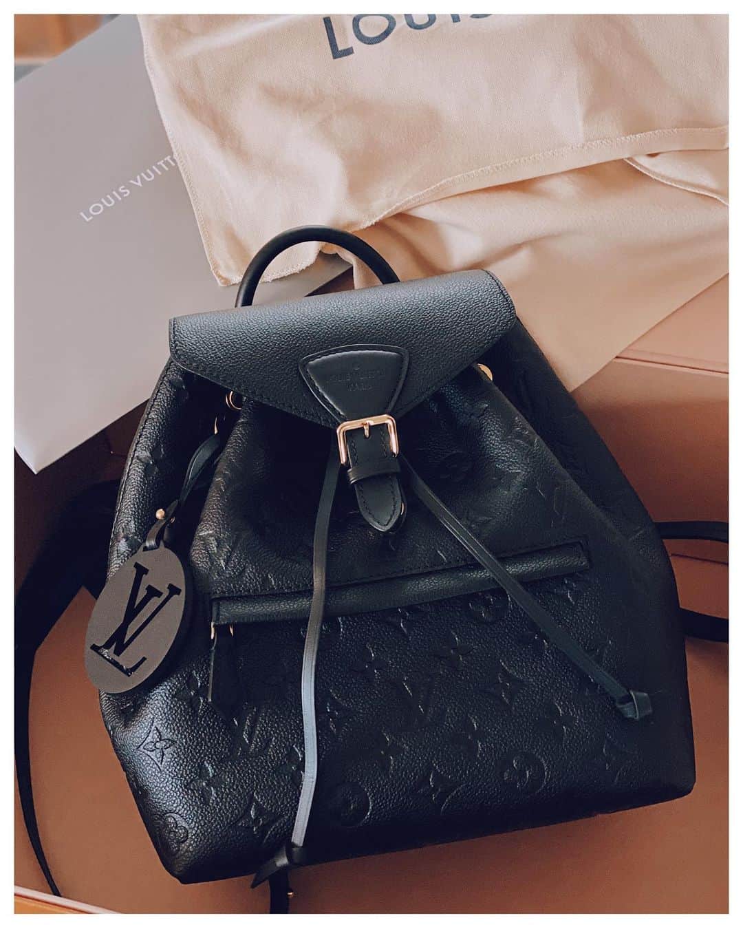 Louis Vuitton Monogram Backpack in Black