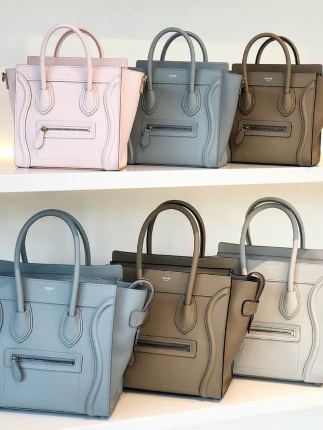 Celine Luggage Tote Bag Size Guide