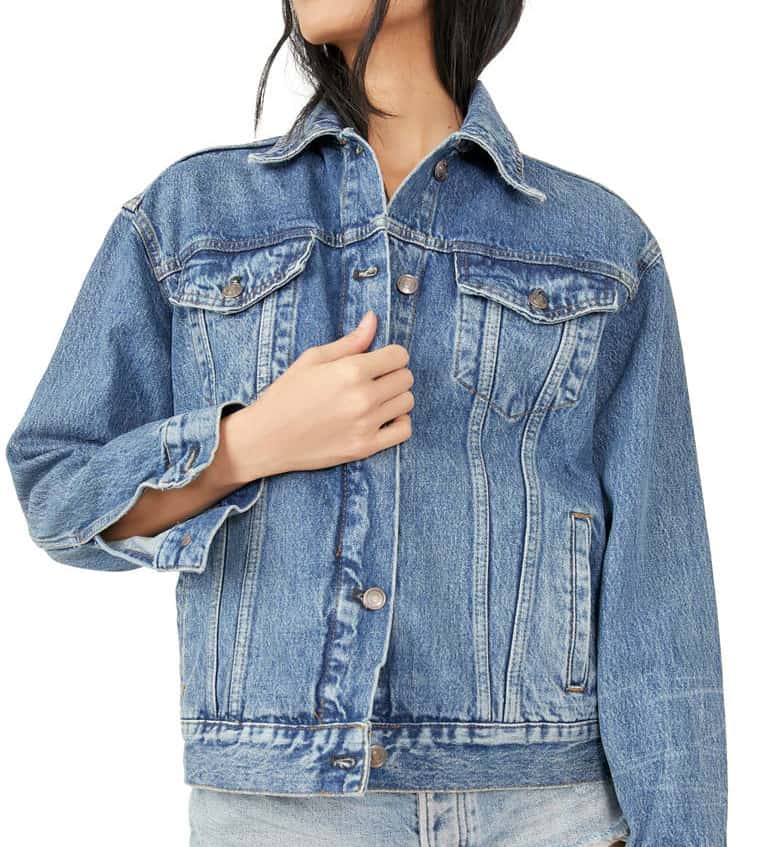 Best Blue Jean Jackets for Women Boxy Denim Jacket from Free People