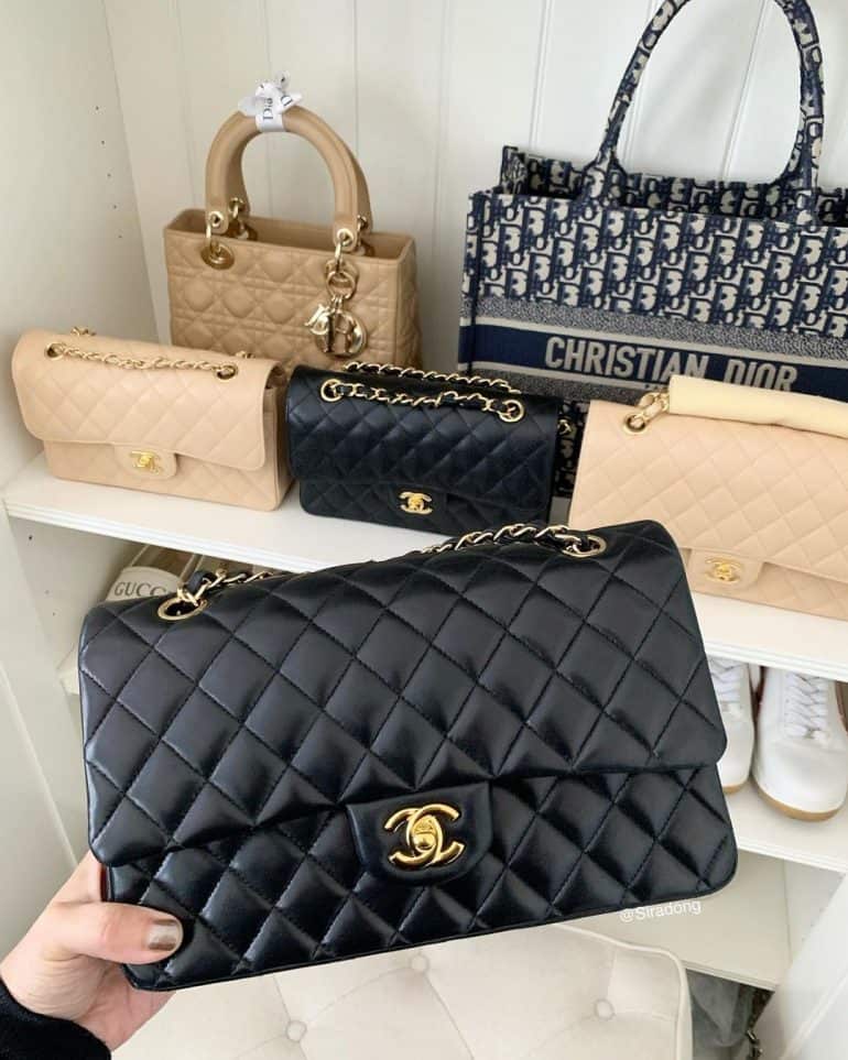 Chanel Caviar vs Lambskin Leather Which is Better? • Petite in Paris