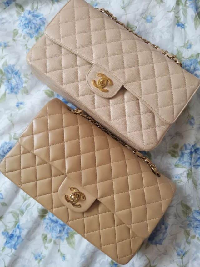 Chanel Caviar vs Lambskin Leather : Which is Better?