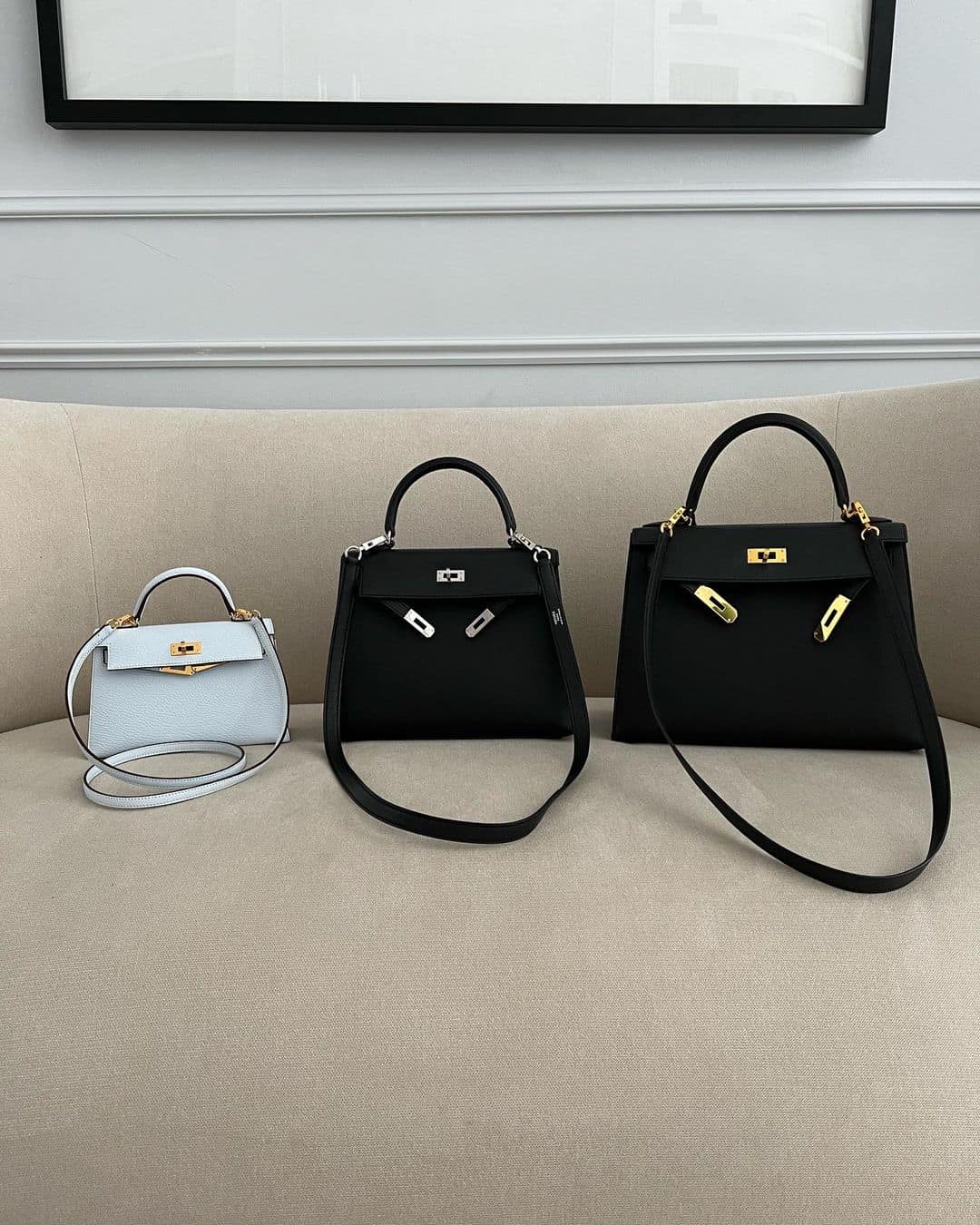 Hermes Kelly bags sizing and pricing