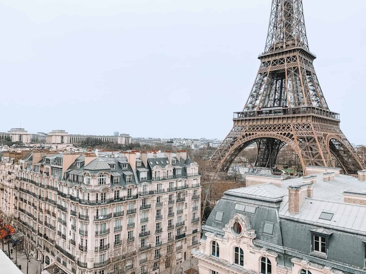 Classic Parisian Haussmann buildings