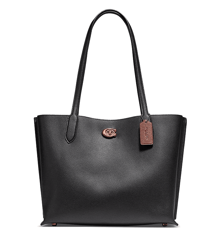 Coach Willow Leather Tote black