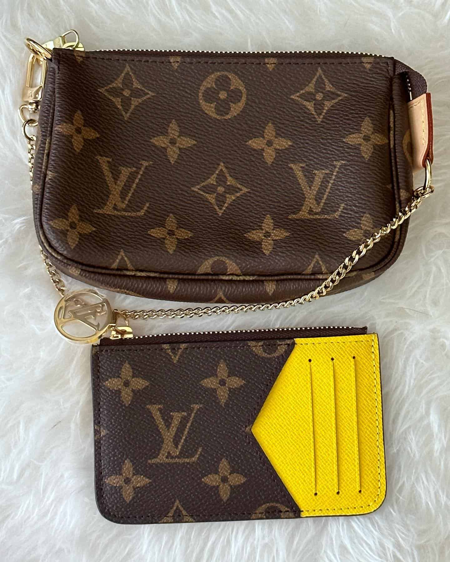 Are luxury card holders worth the price. LV Card holder in yellow