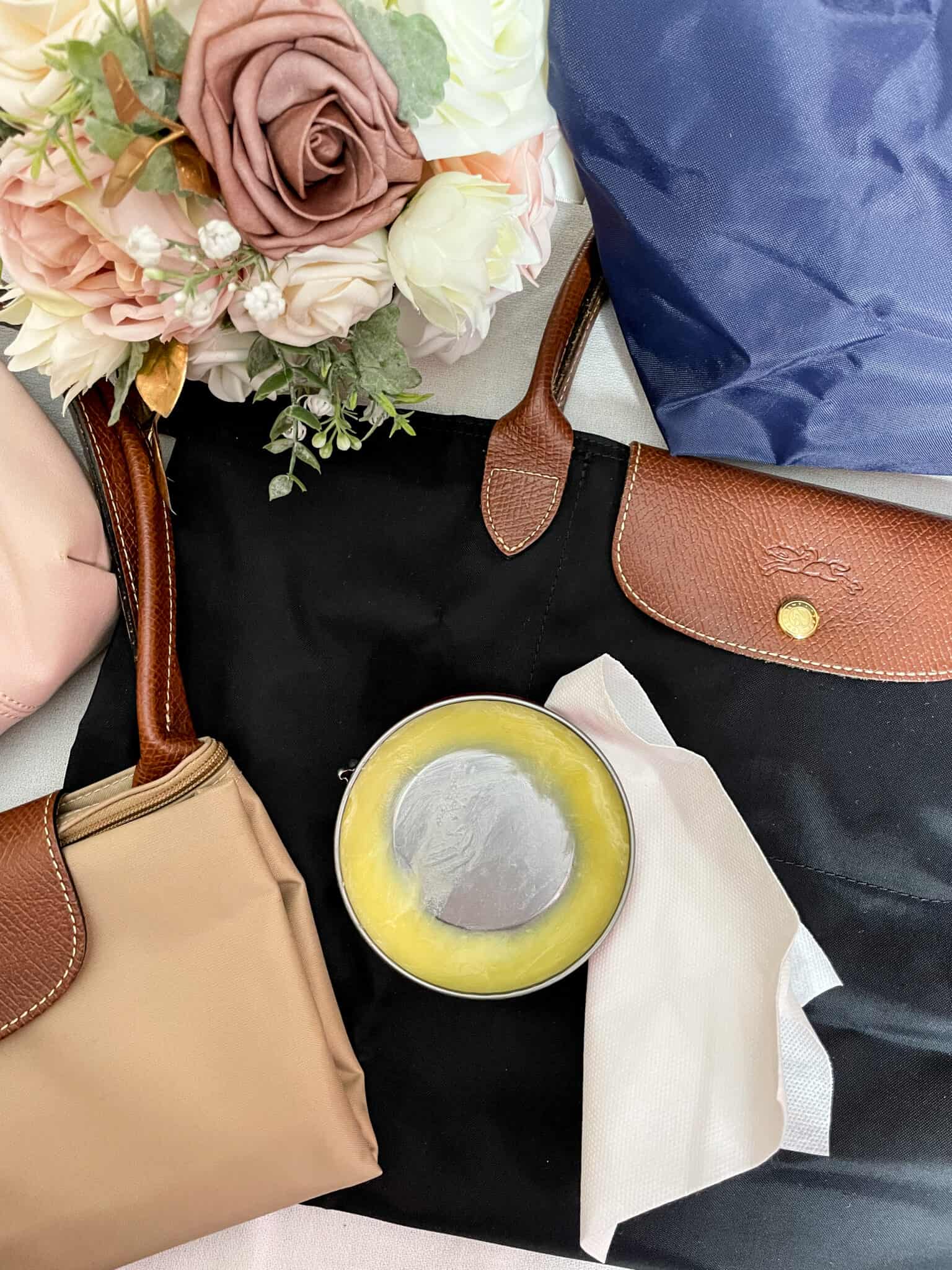 How to Clean your Longchamp Bag • Petite in Paris