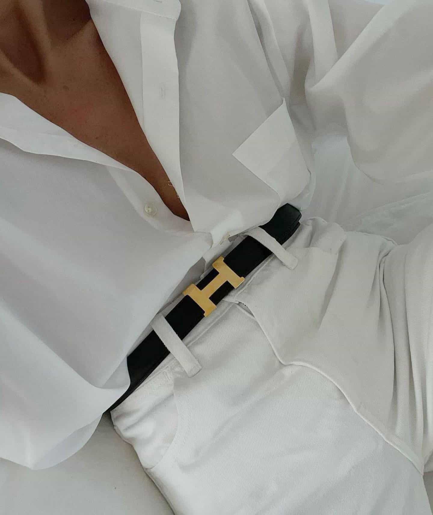 Best luxury logo belts Hermes H belt