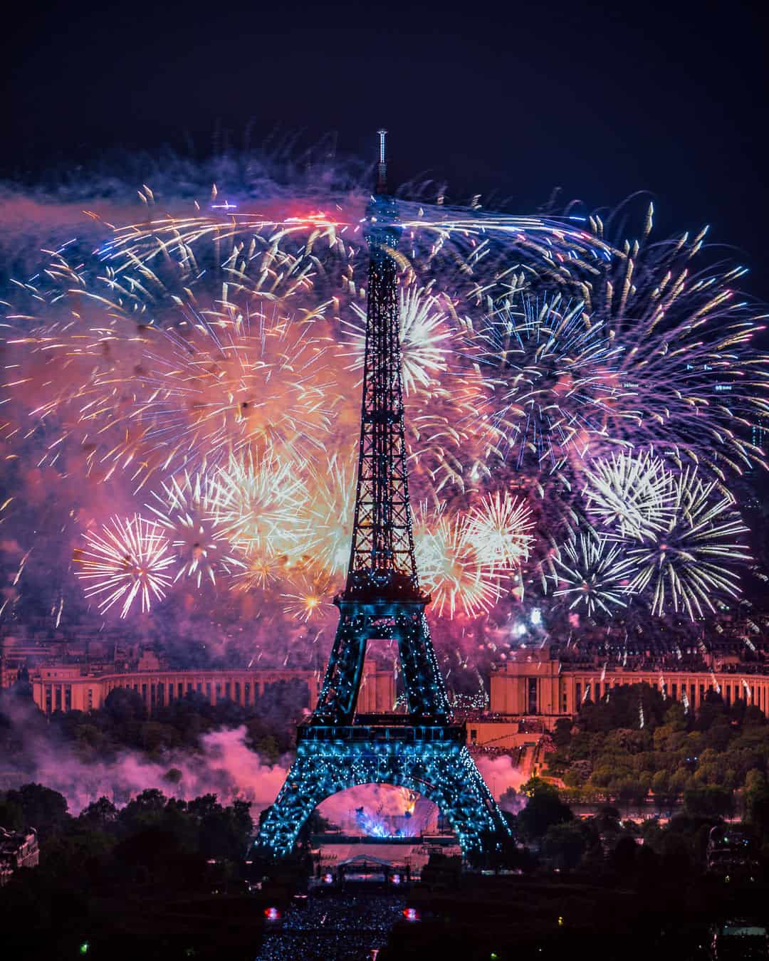 Where to see the Bastille Fireworks in Paris