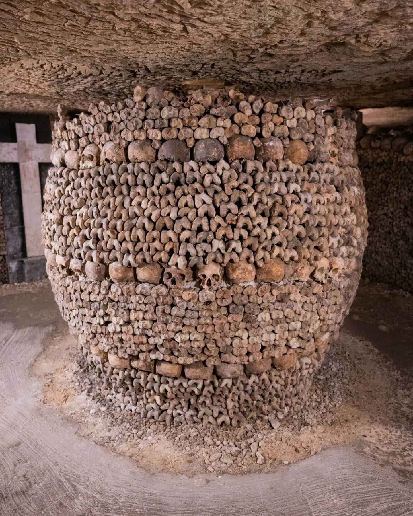 Catacombs of Paris bone design