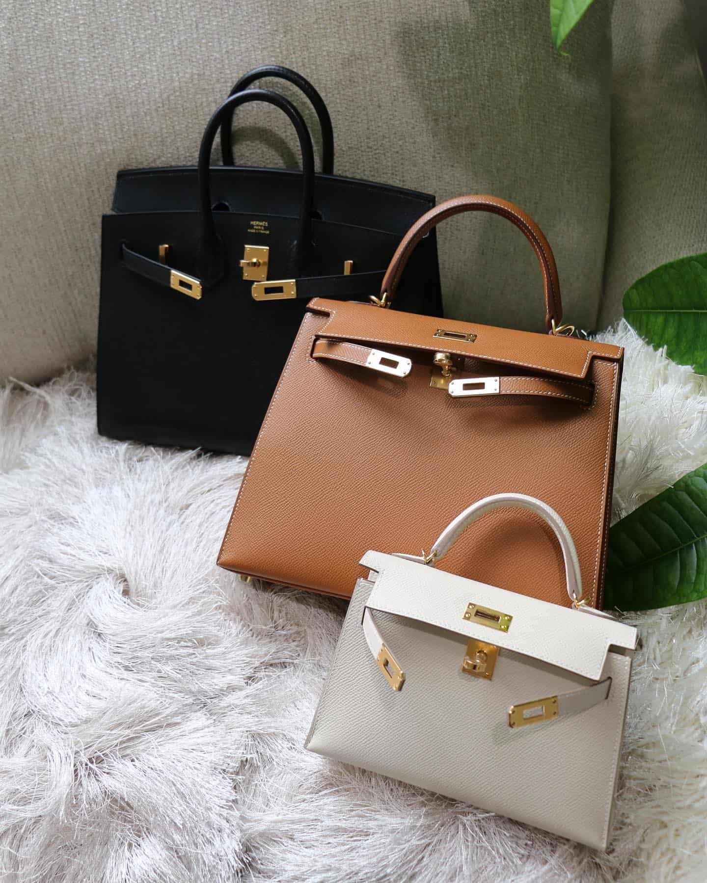 Which Hermes bags color are difficult to purchase