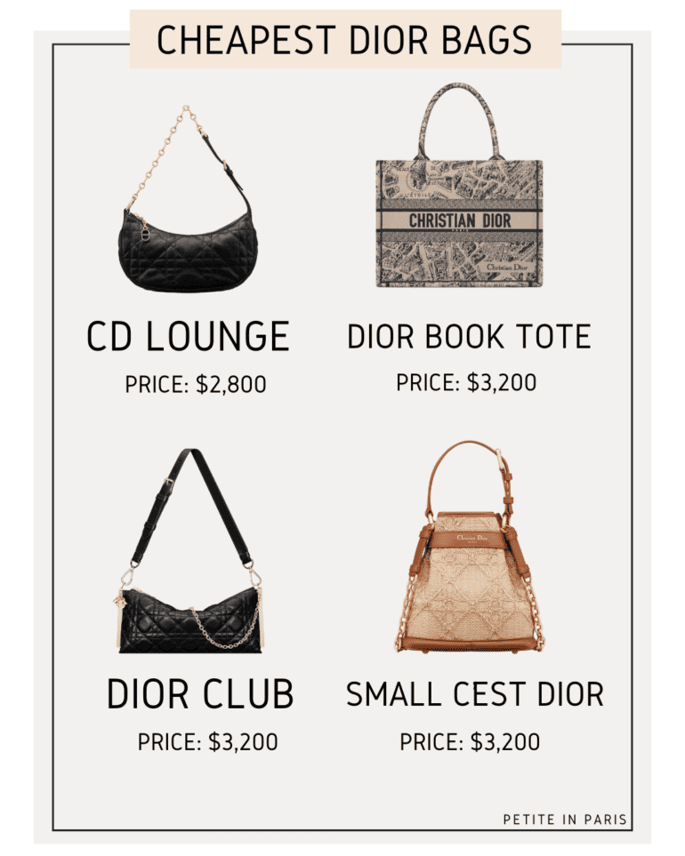 Cheapest Dior Bags in 2023 • Petite in Paris