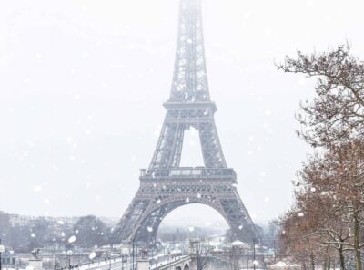 26 Photos of Snow in Paris