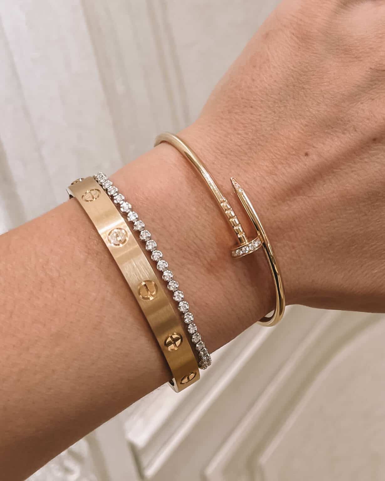 Brushed Gold Cartier Love Bracelet Review • Petite In Paris