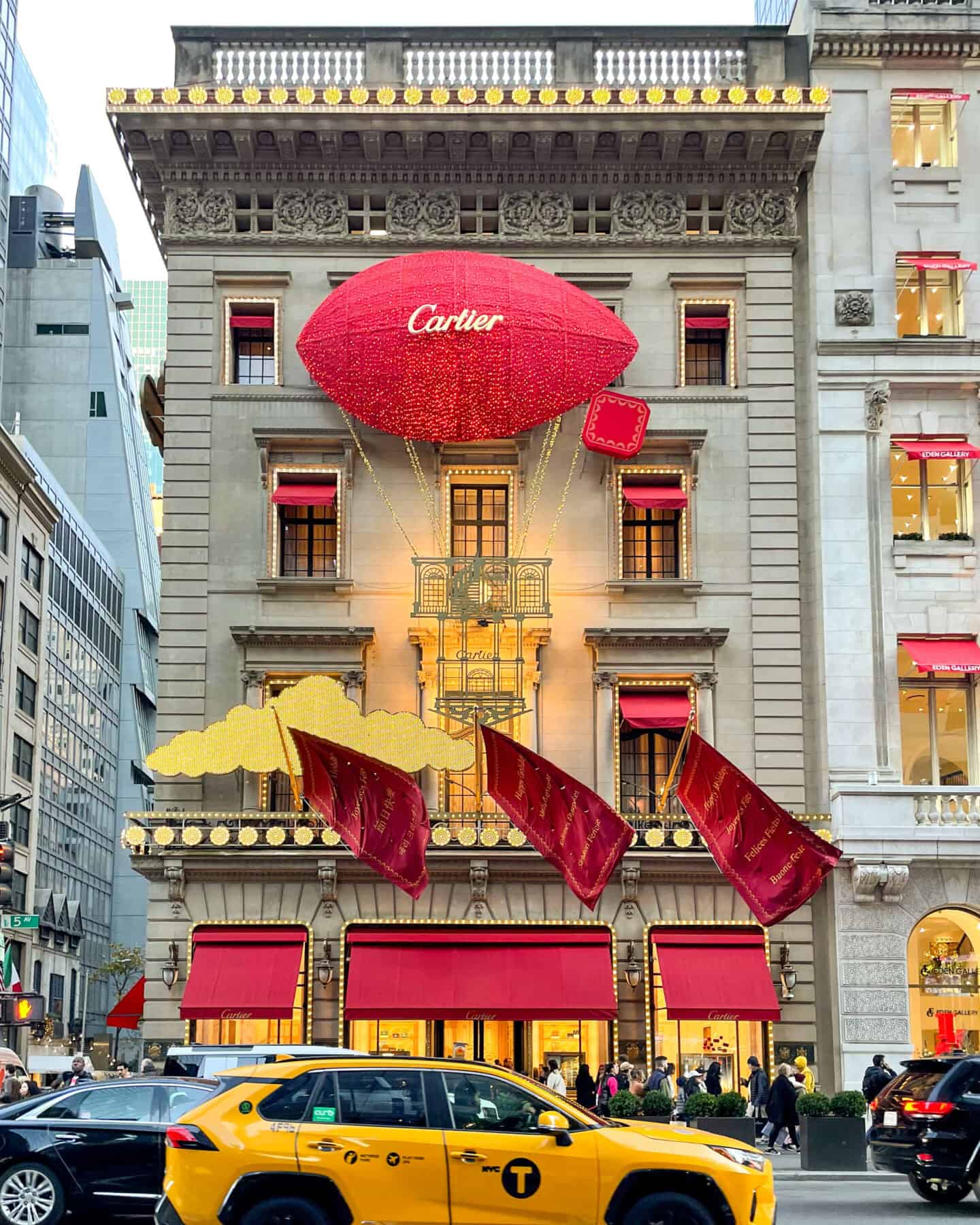 Shopping at Cartier in NYC